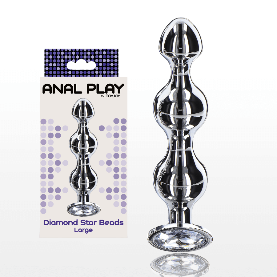 Plug Anal Met Lico Cristal Diamond Star Beads L My Sex Shop Portugal