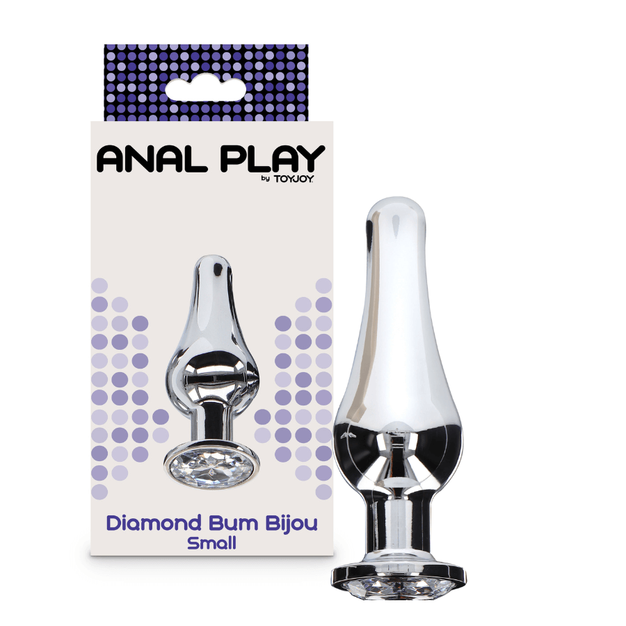 Plug Anal Metálico Diamond Bum Bijou Pequeno My Sex Shop Portugal