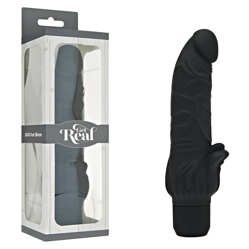 Vibrador Classic Stim Get Real Toy Joy Preto My Sex Shop