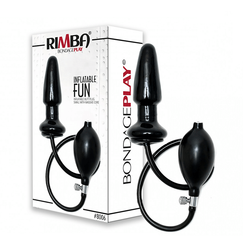 Butt Plug Pequeno Insuflável Rubber Rimba My Sex Shop