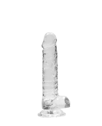 Dildo RealRock Crystal Clear 17 Cm Transparente My Sex Shop