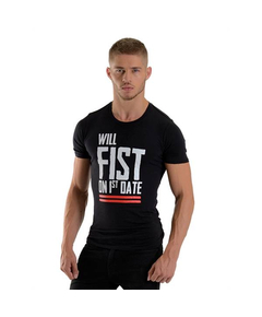 T-Shirt Will Fist on 1st Date by Mr. B