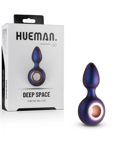 Plug Anal com Vibração Hueman Deep Space