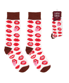 Meias Sexy Sock Lip Love