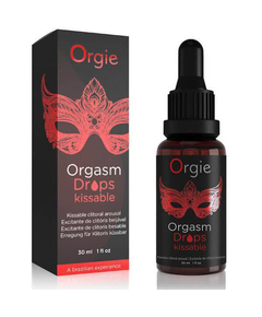 Gotas Estimulantes do Clitóris Orgie Orgasm Drops Kissable (30ml)