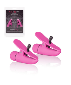 Pinças Vibratórias para Mamilos Nipple Play® Nipplettes CalExotics Púrpura - My Sex Shop