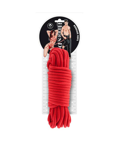 Corda de Bondage Hidden Desire 10 metros Vermelha