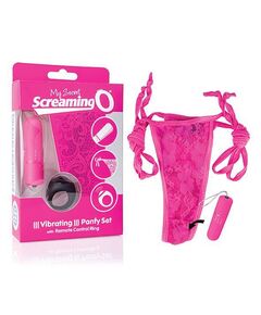 Tanga Vibratória Wireless My Secret Panty ScreamingO Rosa