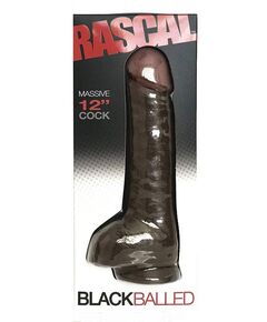 Dildo XXL Black Balled