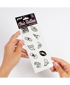 Coleção de 10 Tatuagens Temporárias Candy Collection