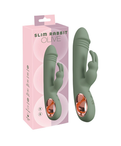 Vibrador Slim Rabbit Olive