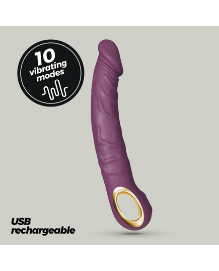 Vibrador Realístico Magnus Roxo