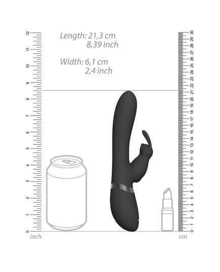 Vibrador Insuflável Vive Taka Preto