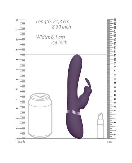 Vibrador Insuflável Vive Taka Roxo