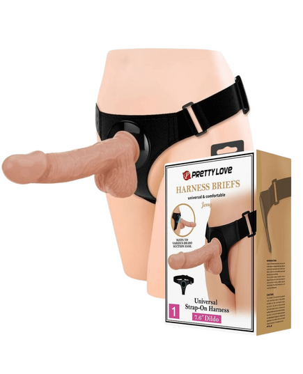 Conjunto Arnês Strap-on Universal Jerry