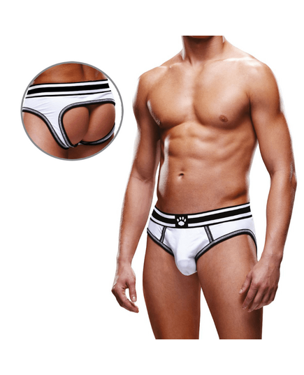 Jock Brief Prowler Branco/Preto - My Sex Shop