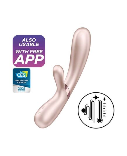 Vibrador com Aquecimento Satisfyer Hot Lover Nude