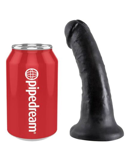 Dildo King Cock 17 cm Preto