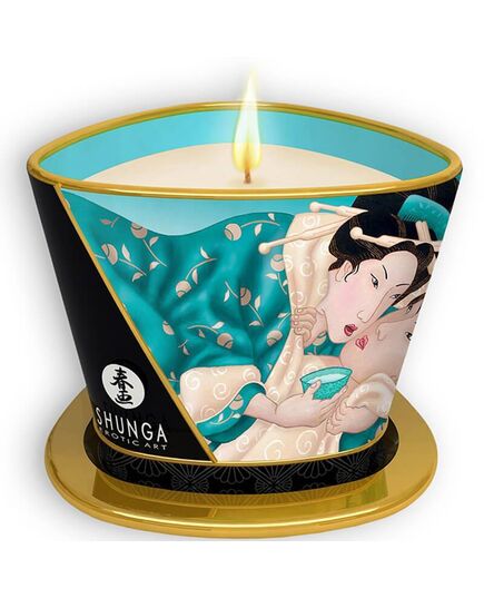 Vela de Massagem Shunga Sensual Island Blossom - My Sex Shop Portugal