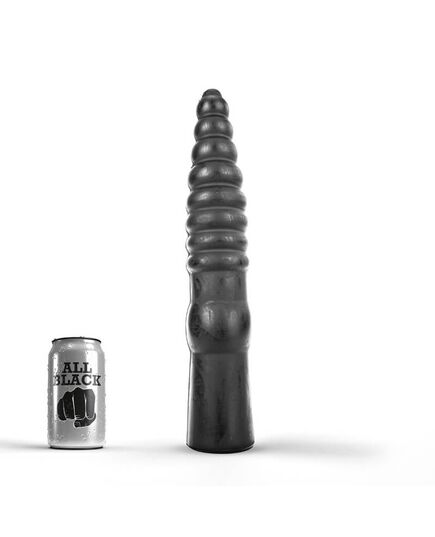 Dildo XXL All Black AB20 36 cm Preto