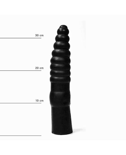 Dildo XXL All Black AB20 36 cm Preto