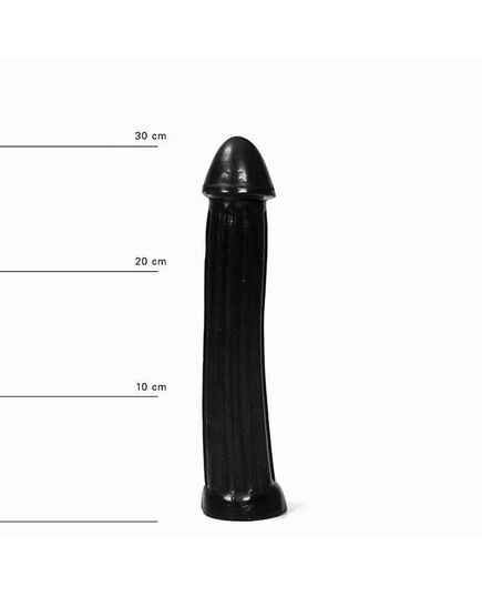 Dildo XXL All Black AB30 36 cm Preto