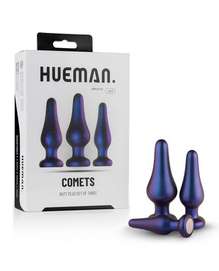 Conjunto de 3 Plugs Anais Hueman Comets