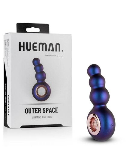 Plug Anal com Vibração Hueman Outer Space