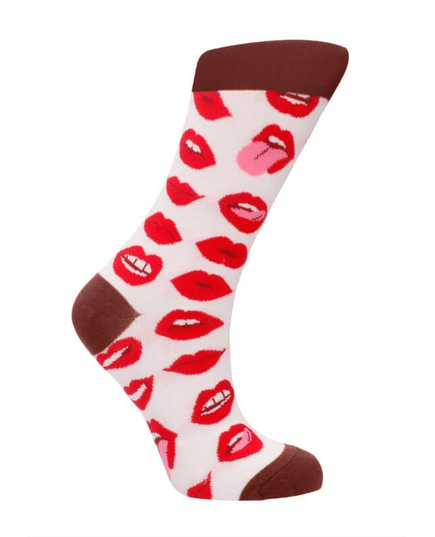 Meias Sexy Sock Lip Love