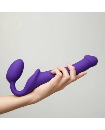 Dildo Stap On Me Roxo - Tamanho M