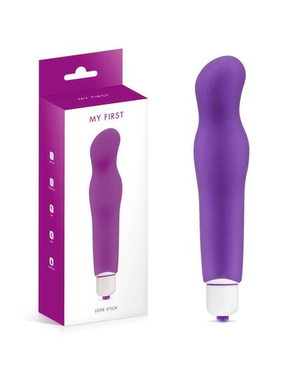 Vibrador My First Love Stick Roxo