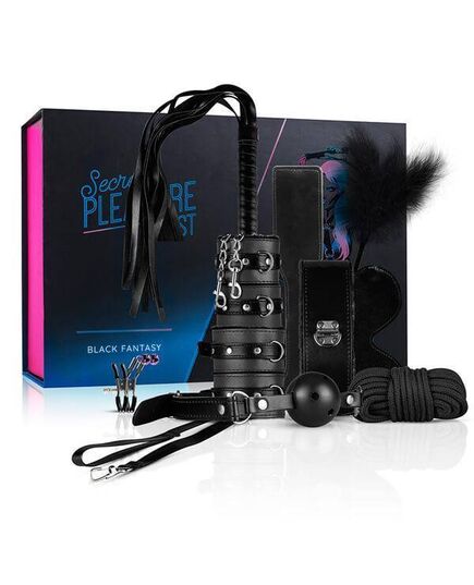 Kit BDSM Secret Pleasure Chest Preto