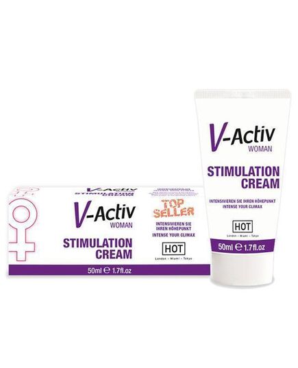 Creme Estimulante Feminino V-Activ 50 ml.