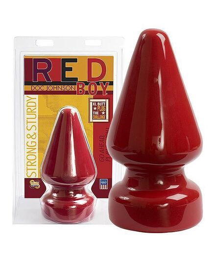 Plug XXL The Challenge Red Boy Vermelho