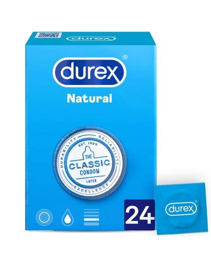 Preservativos Durex Natural Plus 24 un.