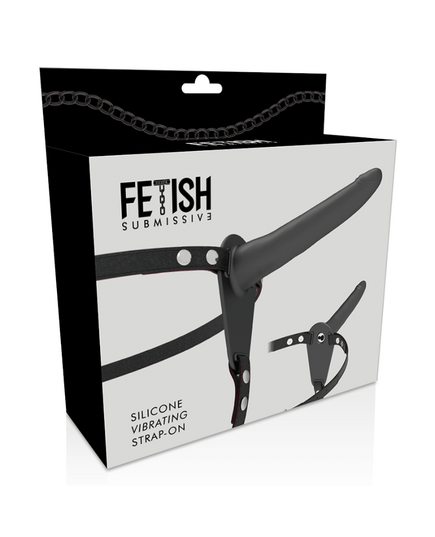 Strap On com Vibração Fetish Submissive Preto