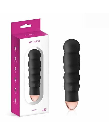 Vibrador My First Giggle Recarregável Preto