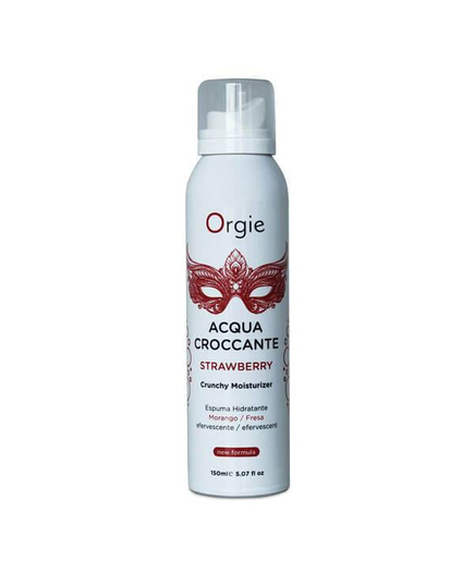 Espuma Hidratante Orgie Acqua Crocante Morango 150 ml