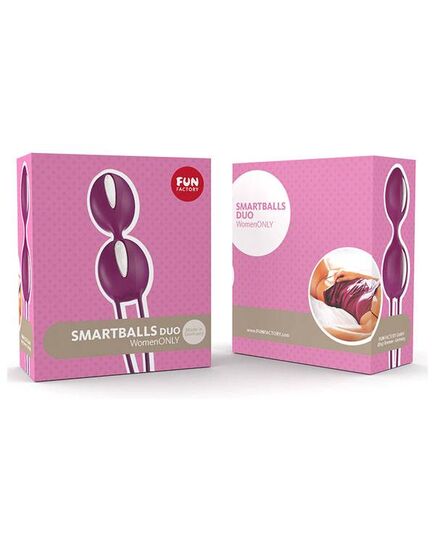 Fun Factory Smart Balls Duo Roxo -  Bolas de Kegel - Pompoarismo