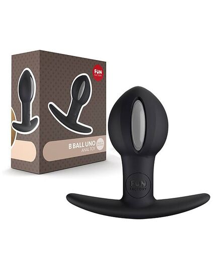 Plug Anal Fun Factory B Ball Uno Preto e Cinza