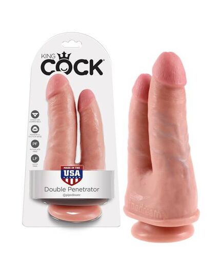 Dildo Duplo Realístico King Cock