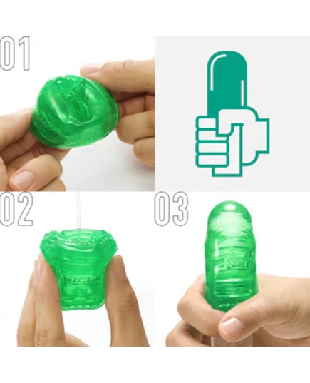 Masturbador Tenga Uni Emerald Sleeve