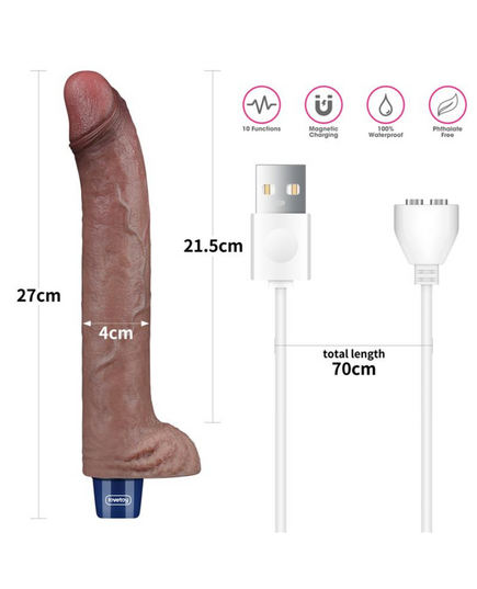 Vibrador Realista Real Softee 27 cm