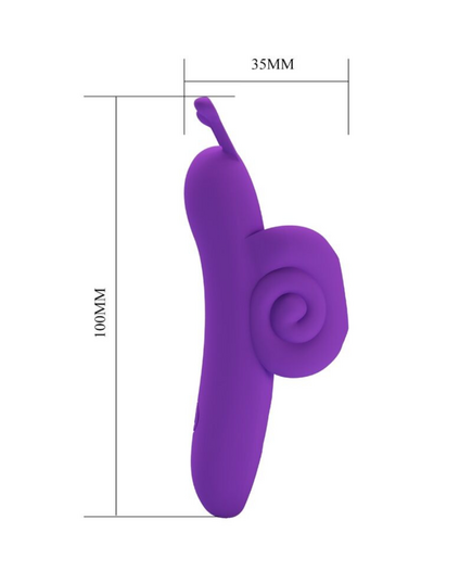 Vibrador de Dedo Snail Honey Finger medidas