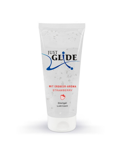 Lubrificante Just Glide Morango 200 ml