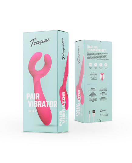 Vibrador Duplo Para Casais Teazers