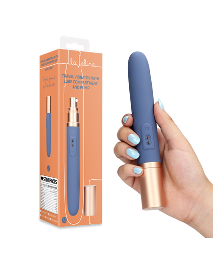 Vibrador de Viagem com Doseador de Lubrificante