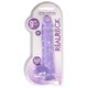 Dildo RealRock Crystal Clear 22 cm Roxo